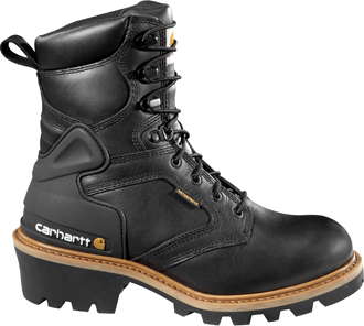 Men's Carhartt 8" Steel Toe WP Logger Work Boot CML8221