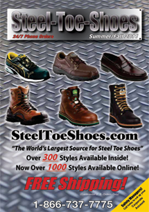 Steel Toe Shoes Catalog Cover