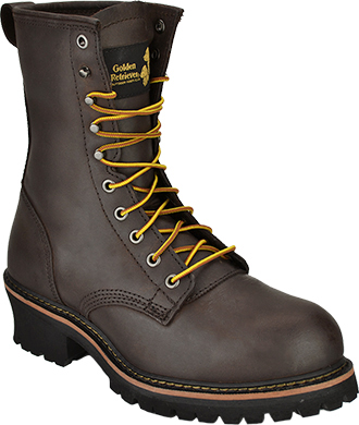 Men's Golden Retriever Steel Toe Work Boot GR9075