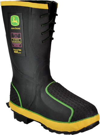Men's John Deere Steel Toe Rubber Miner Boot JD4900