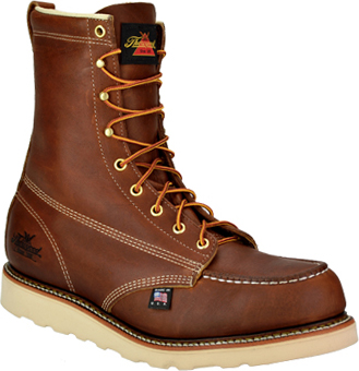 Men's Thorogood 8" Steel Toe Wedge Sole Work Boot (U.S.A.) 804-4208
