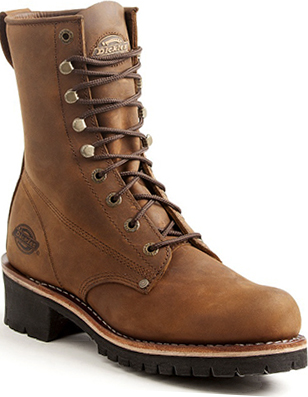 Men's Dickies 10" Steel Toe Logger Work Boot DW8222