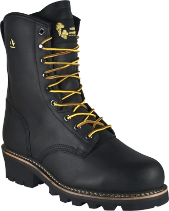 Men's Golden Retriever 9" Steel Toe WP/Insulated Logger Work Boot GR9497