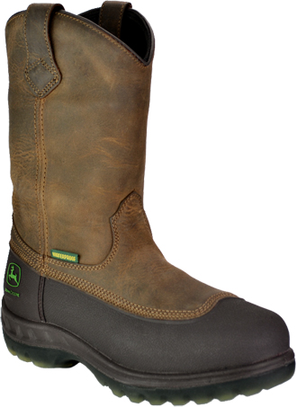 Men's John Deere 11" Steel Toe WP Wellington Work Boot JD4692