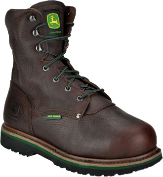 Men's John Deere 8" Steel Toe Metguard Work Boot JD8373
