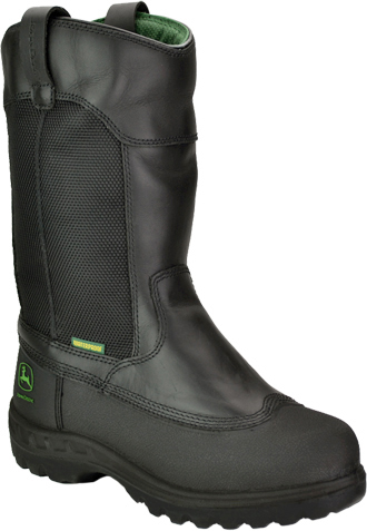 Men's John Deere 12" Steel Toe Metguard Miner WP/Insulated Wellington Boot JD9600