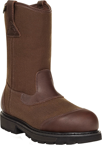 Men's Rocky 10" Steel Toe WP Wellington Work Boot RK6415