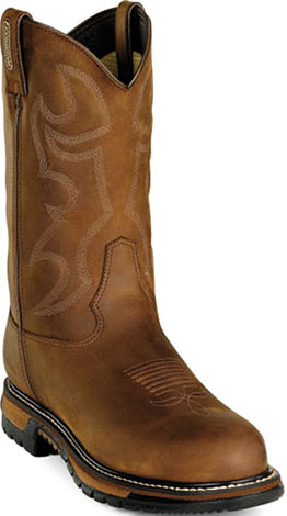 Men's Rocky 11" Steel Toe WP Western Work Boot RK2809