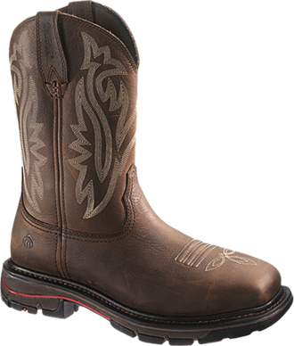 Men's Wolverine 10" Steel Toe Western Wellington Work Boot W02783