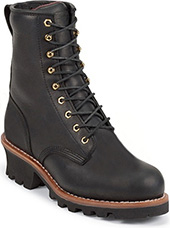 Men's Chippewa Boots 8" Steel Toe Logger Work Boot 73020