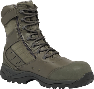Men's Tactical Research Composite 8" Toe Side-Zipper Metal Free Boot TR636ZCT