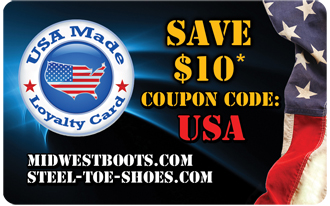 U.S.A. MADE LOYALTY $10 DISCOUNT CARD