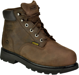 Men's Wolverine 6" Steel Toe Metguard WP Work Boot W05679