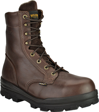 Men's Wolverine 8" Steel Toe WP/Insulated Work Boot W03176