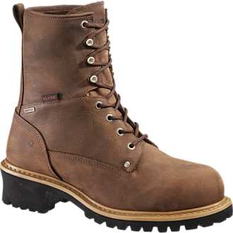 Men's Wolverine 8" Steel Toe WP/Insulated Logger Work Boot W06077