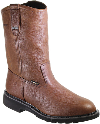 Men's Wolverine 10" Steel Toe WP Wellington Work Boot W02573