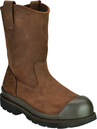 Men's Wolverine 10" Steel Toe WP Wellington Work Boot W04664
