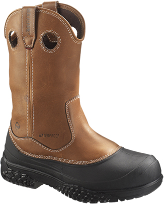 Men's Wolverine 10" Steel Toe WP Wellington Work Boot W05699