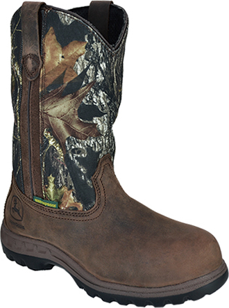 Women's John Deere 10" Steel Toe WP Wellington Work Boot JD3308