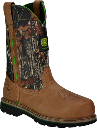 Women's John Deere 10" Steel Toe Wellington Work Boot JD3388