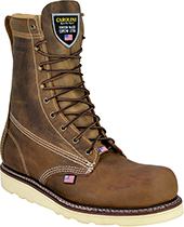 Men's Carolina 8" Steel Toe Wedge Sole Work Boots (U.S.A.) CA7505