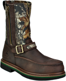 Men's John Deere 11" Steel Toe Wellington Side-Zipper Work Boot JD4358