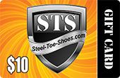 $10 Steel-Toe-Shoes.com Gift Card