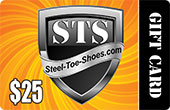 $25 Steel-Toe-Shoes.com Gift Card
