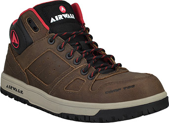 Men's Airwalk Composite Toe Metal Free Mid Work Shoe AW5021: Steel