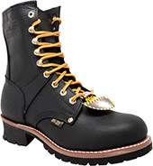 Men's AdTec 9" Steel Toe WP Logger Work Boot 1428WP