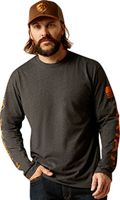 Product: Men's Ariat Elevated V2 Long-Sleeve T-Shirt 10054192