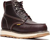 Men's Bonanza 6" Steel Toe Wedge Sole Moc Toe Work Boot BAT-612-BURG