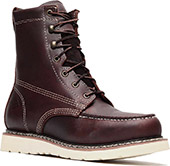 Men's Bonanza 8" Steel Toe Wedge Sole Moc Toe Work Boot BAT-840-BURG