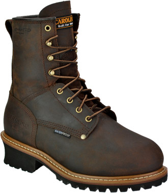Men's Carolina 8" Steel Toe Metguard WP/Insulated Logger Work Boot CA7821