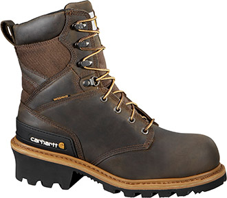 Men's Carhartt 8" Composite Toe WP Logger Work Boot CML8360