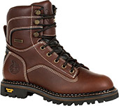 Women's Georgia Boot 7" Alloy Toe WP Low Heel Logger Work Boot GB00428