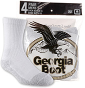 Men's Georgia Boot 4-Pair Pack Heavyweight Cushioned Socks (U.S.A.) GB3003