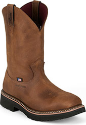 Product: Men's Justin Original 11" Steel Toe WP Wellington Work Boot (U.S.A. Built) HL4225