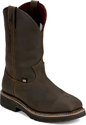 Product: Men's Justin Original 11" Steel Toe WP Wellington Work Boot (U.S.A. Built) HL4235