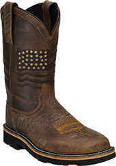 Men's Hoss Composite Toe WP Western Wellington Work Boot 92065