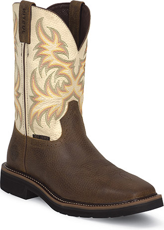 justin men's original wellington work boots