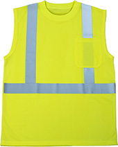 MAX Apparel Hi-Viz Class 2 Moisture Wicking Short Sleeveless pocket shirt MAX403