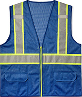 MAX Apparel Hi-Viz Deluxe Safety Volunteer Vest MAX434