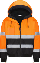 Product: MAX Apparel High Visibility Class 3 Safety Orange 3-In-1 Jacket MAX606N