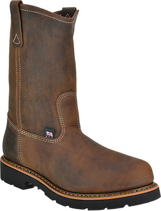 CLOSEOUT - Men's Thorogood 10" Steel Toe Wellington Work Boot (U.S.A.) 804-3310