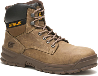 CAT Caterpillar P91268 Men\'s Sz‎ 14 Mobilize Alloy Toe Fossil Leather Work Boots Caterpillar Mobilize Alloy Toe | Men main image 2
