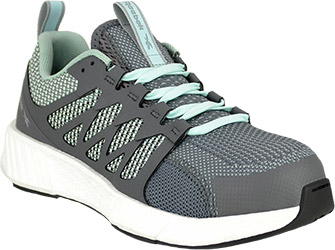 Reebok Work Fusion Flexweave Work Composite Toe 6.5 Women s Grey Shoe