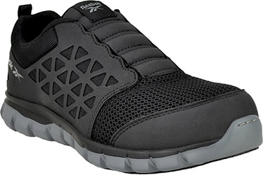 Reebok Sublite Cushion Work Men s Composite Toe Shoes Size 9 Black