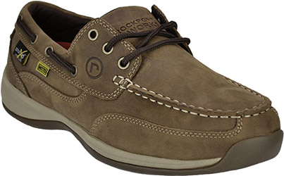 Men's Rockport Steel Toe Metguard Moc Toe Boat Shoe RP6734