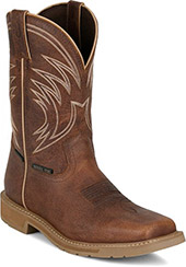 Product: Men's Justin Original 11" Steel Toe WP Western Work Boot SE4243